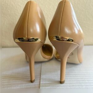 Michael Kors Nude Leather Heels